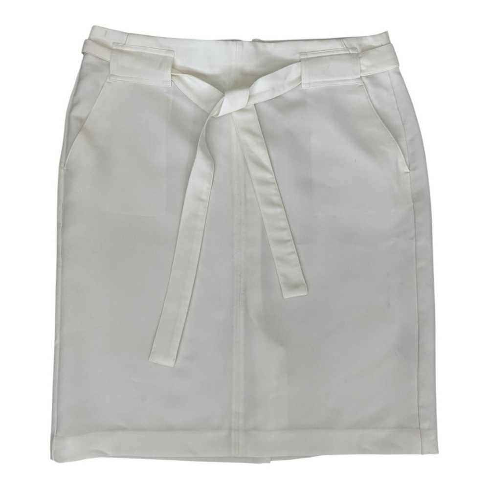 Banana Republic White Pencil Skirt Size 16 - Picture 3 of 6